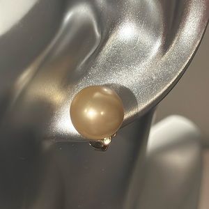 Majorca Pearls Gold over 925 Silver Earrings 12MM.